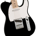 Fender SQUIER SONIC™ TELECASTER® Electric Guitar - Black (0373452506) with gigbag