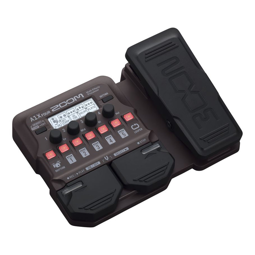 Zoom A1X Four Multi Effects Processor For Acoustic Guitar/Saxophone/Trumpet/Violin/Harmonica/Acoustic Bass
