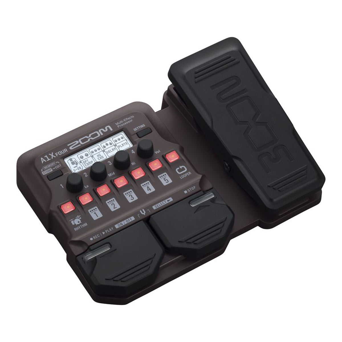 Zoom A1X Four Multi Effects Processor For Acoustic Guitar/Saxophone/Trumpet/Violin/Harmonica/Acoustic Bass