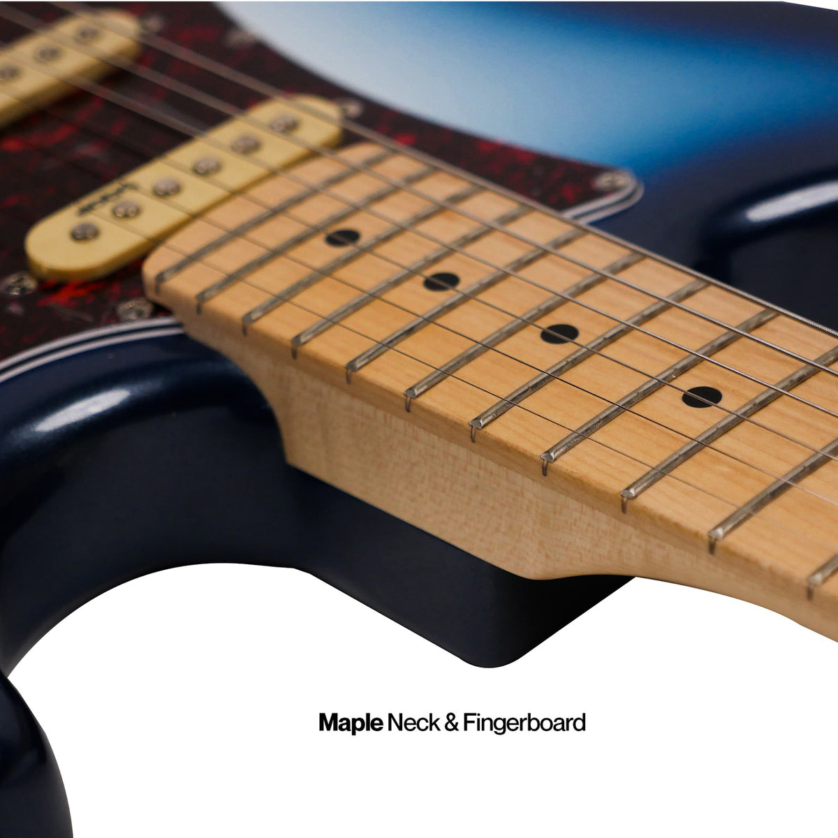 Electric Guitar SQOE SEST250 - Frozen Galactic Blue