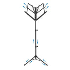Neowood BS-C10 (Black) for Guitar,Violin and Ukulele Sheet Music Stand