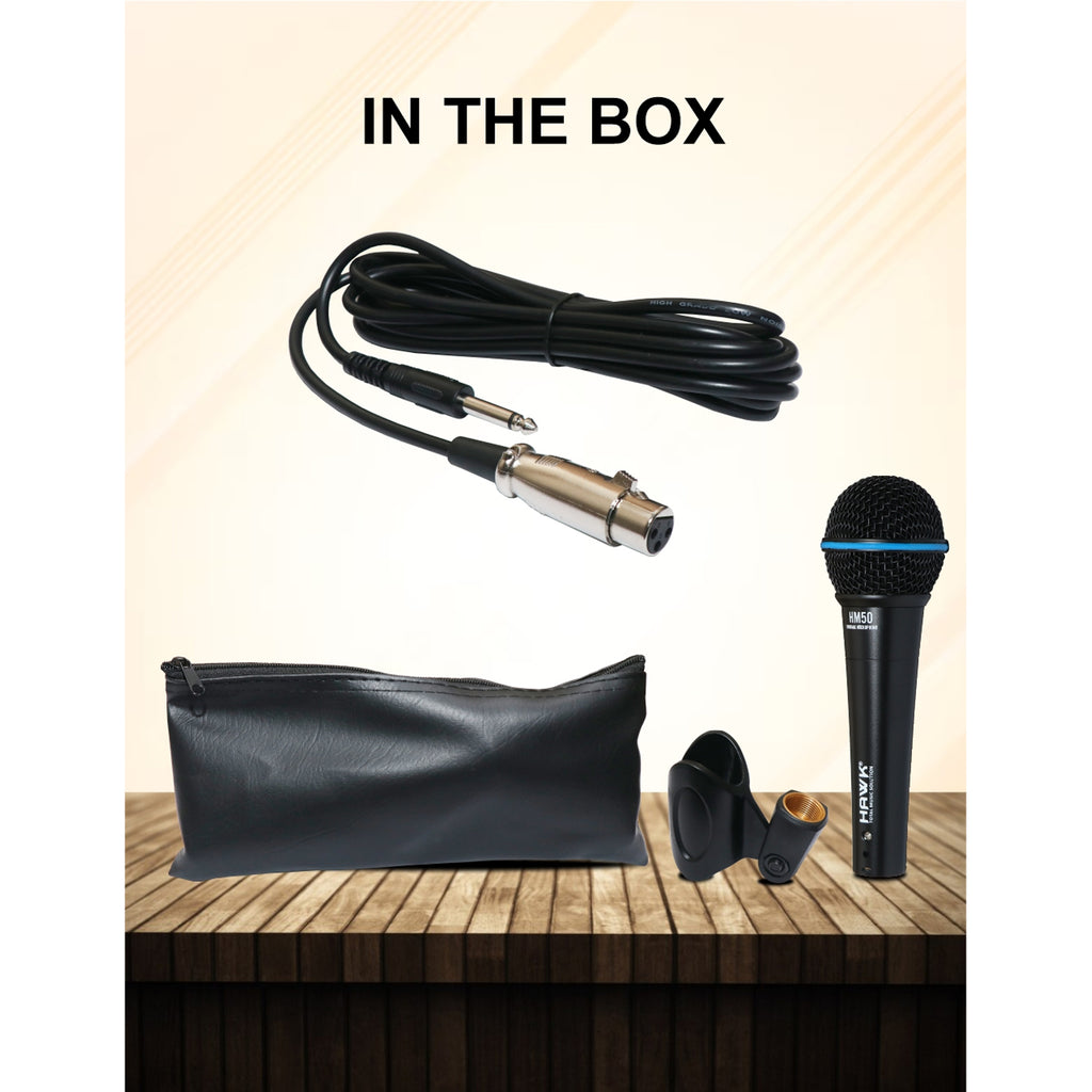 Hawk HM50 Handheld Dynamic Cardioid Wired Mic
