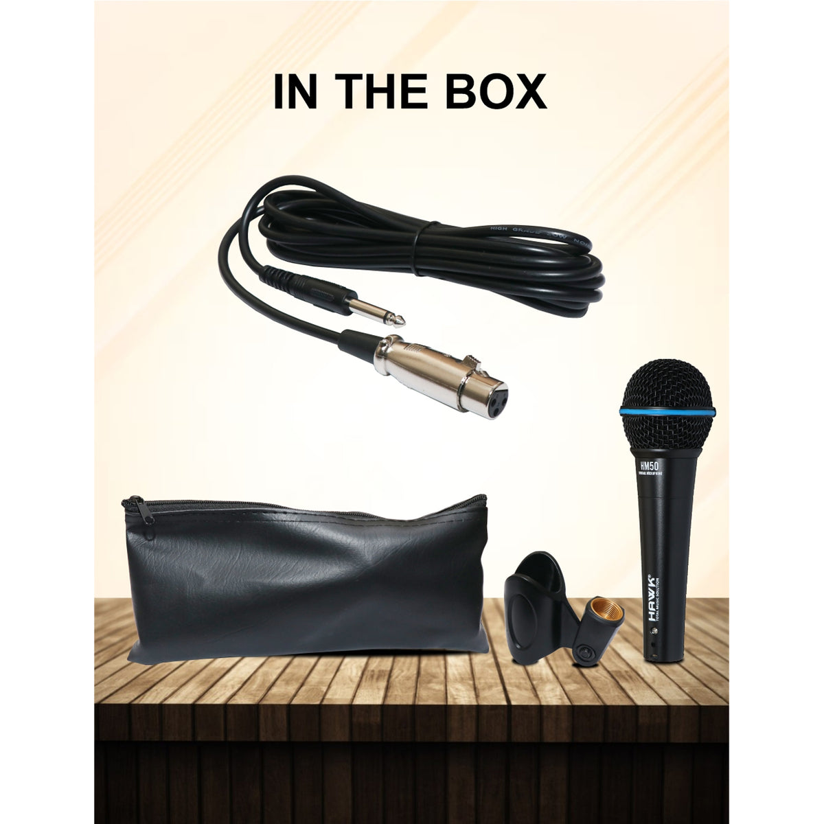 Hawk HM50 Handheld Dynamic Cardioid Wired Mic