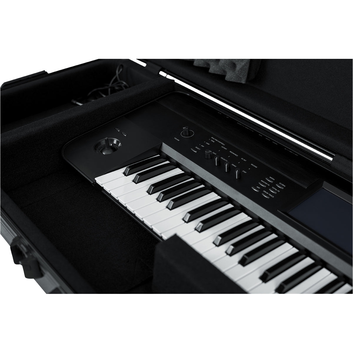 Gator GTSA-KEY76 TSA ATA Molded 76-Note Keyboard Case W/ Wheels