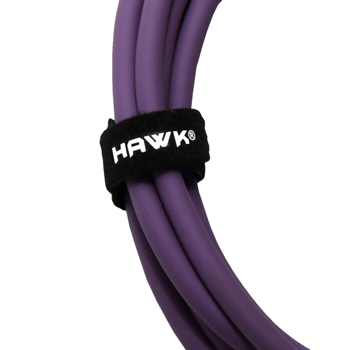 HAWK SXFG-010PRP GOLD SERIES XLR MALE TO XLR FEMALE WITH CABLE TIE – 3 METER PURPLE
