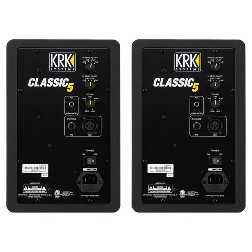 KRK Classic 5 G3 Classic Series 5-Inch Powered Studio Monitors - Pair