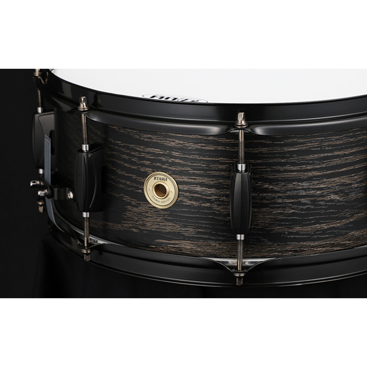 Tama WP148BK-BOW Woodwork Series - Snare Drum - 8 x 14 - Black Oak Wood