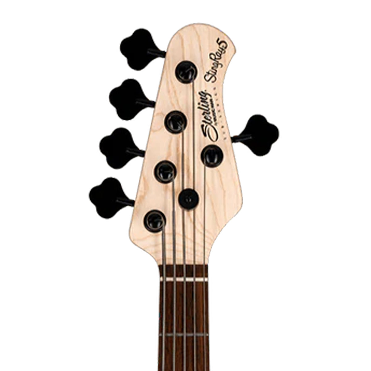 Sterling STINGRAY 5 RAY5 HH 5-String Bass Guitar - Stealth Black