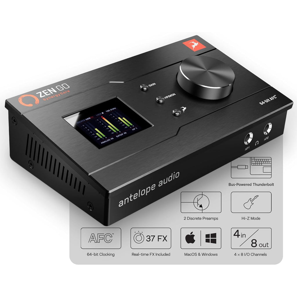 Antelope Audio ZEN Quadro Synergy Core 14x10 Dual USB BUS Powered Audio Interface