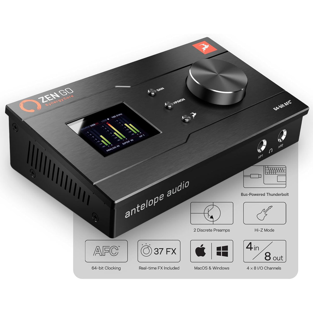 Antelope Audio ZEN Quadro Synergy Core 14x10 Dual USB BUS Powered Audio Interface