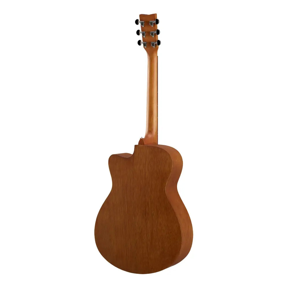 Yamaha FS400C Concert Cutaway Body Acoustic Guitar - Smoky Black