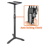 Softline Pro SP90 Studio Monitor Stand Triangular Base Professional Heavy Duty, Adjustable Height, Auto Lock (Set of 2)