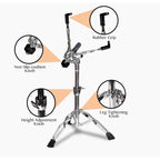 Softline Pro SP-SS-H Snare Stand Double Braced Tripod Stand Adjustable Height Drum Pad Stand