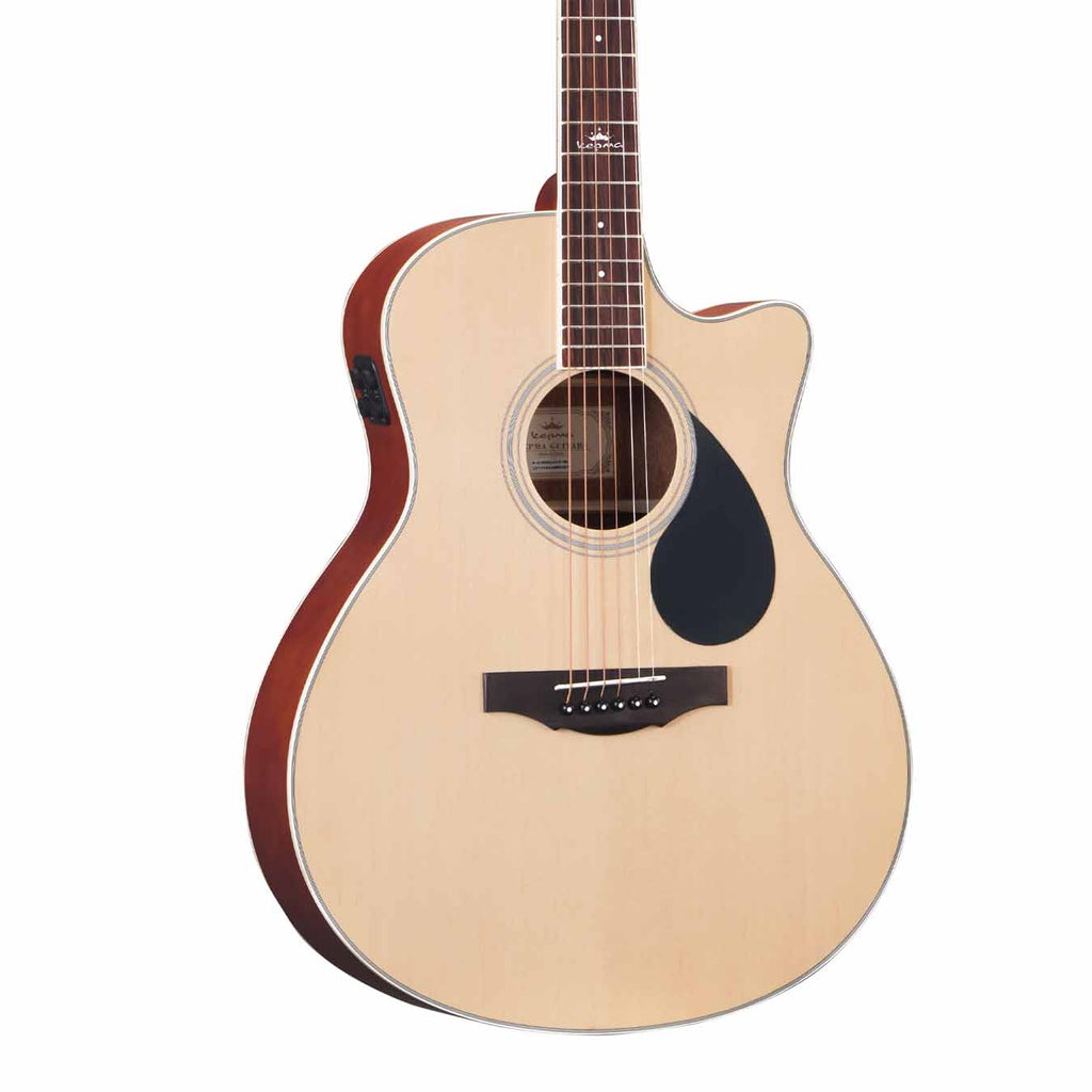 Kepma A1CE TRANS - Semi acoustic Guitar- Natural Matt