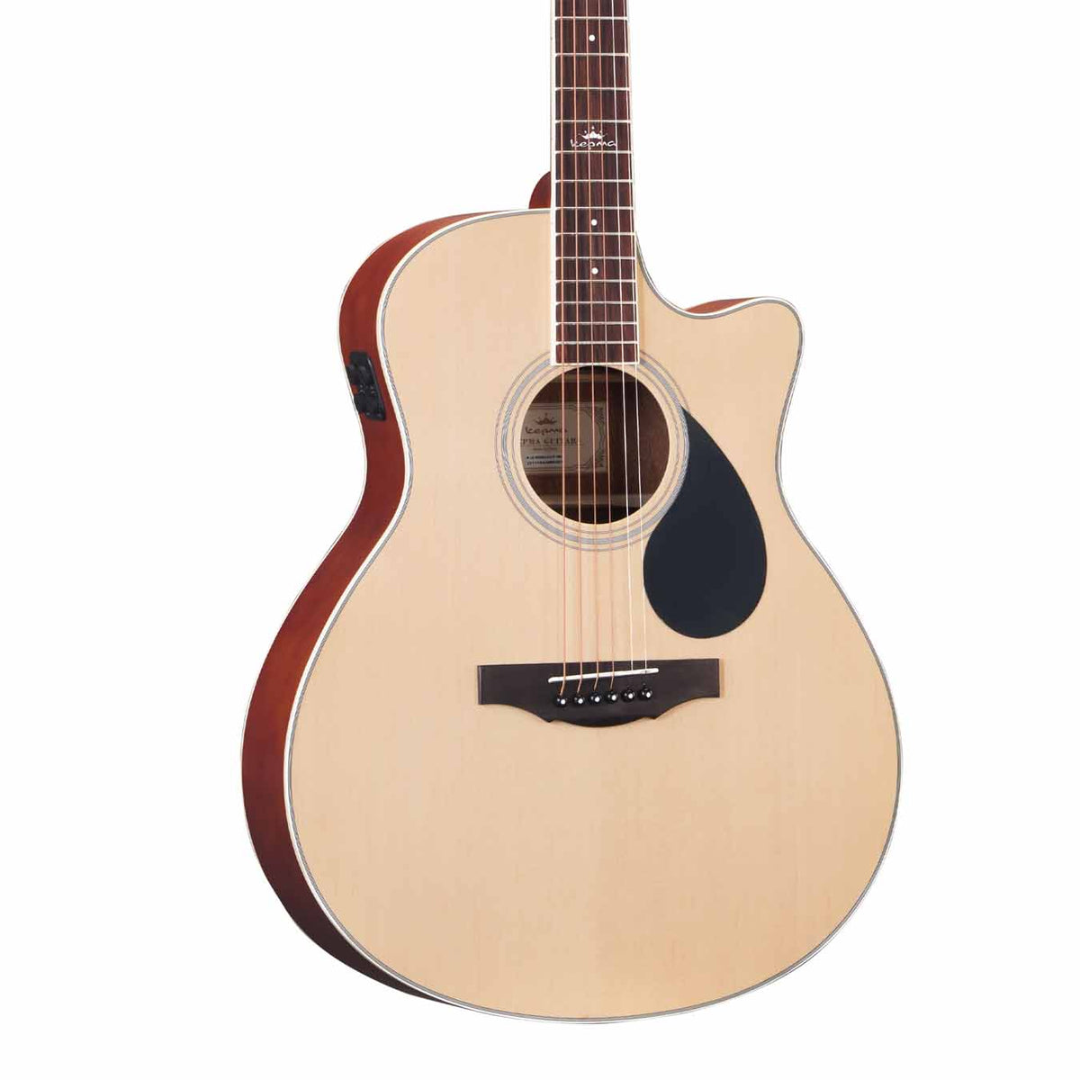 Kepma A1CE TRANS - Semi acoustic Guitar- Natural Matt