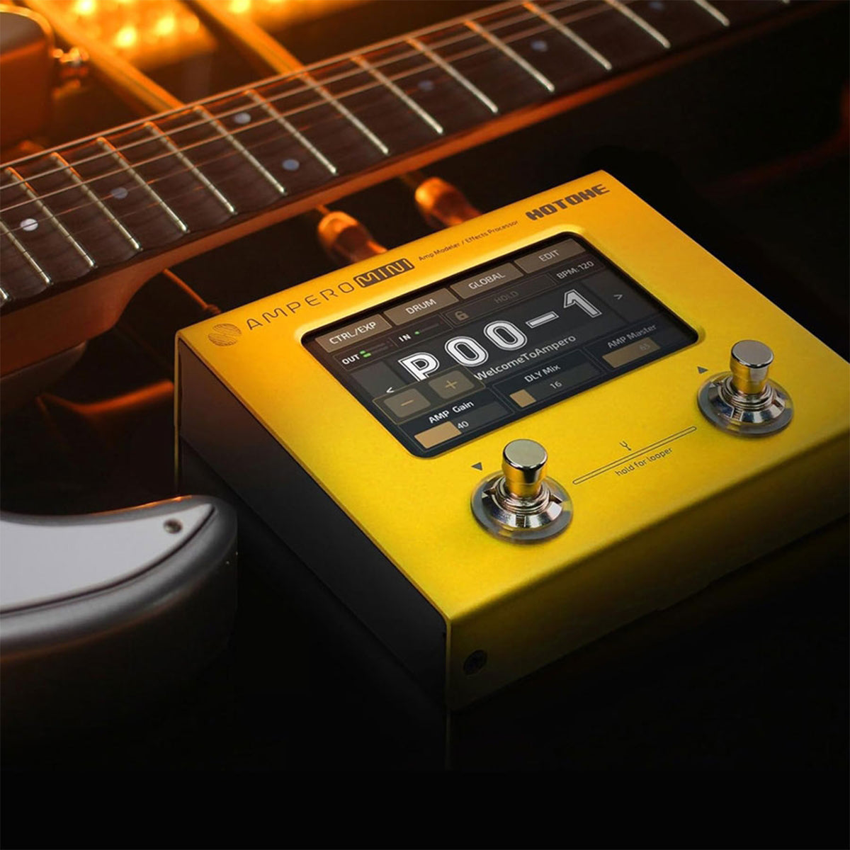 Hotone Ampero MINI AMP Modeler/Effects Processor MP50 MG