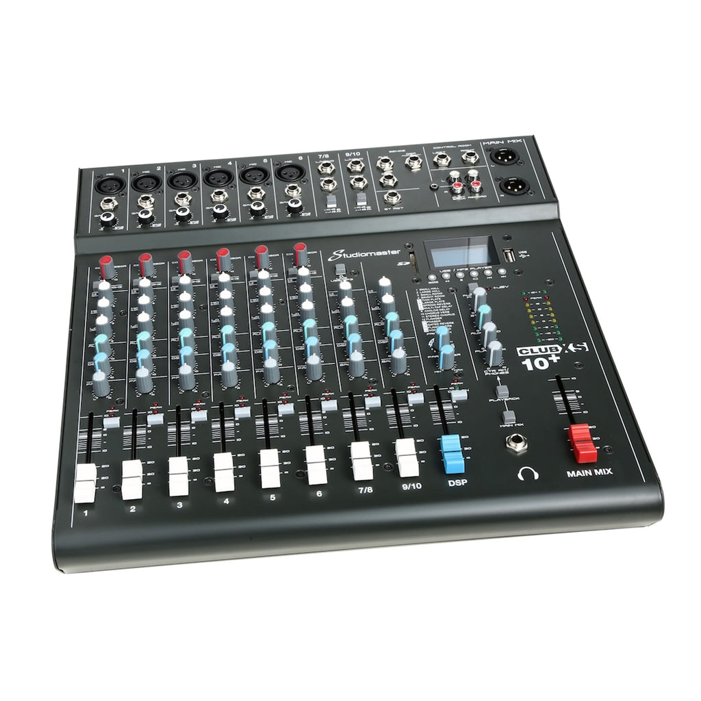 Studiomaster CLUB XS 10+ 10-Channel Analog Mixing Console
