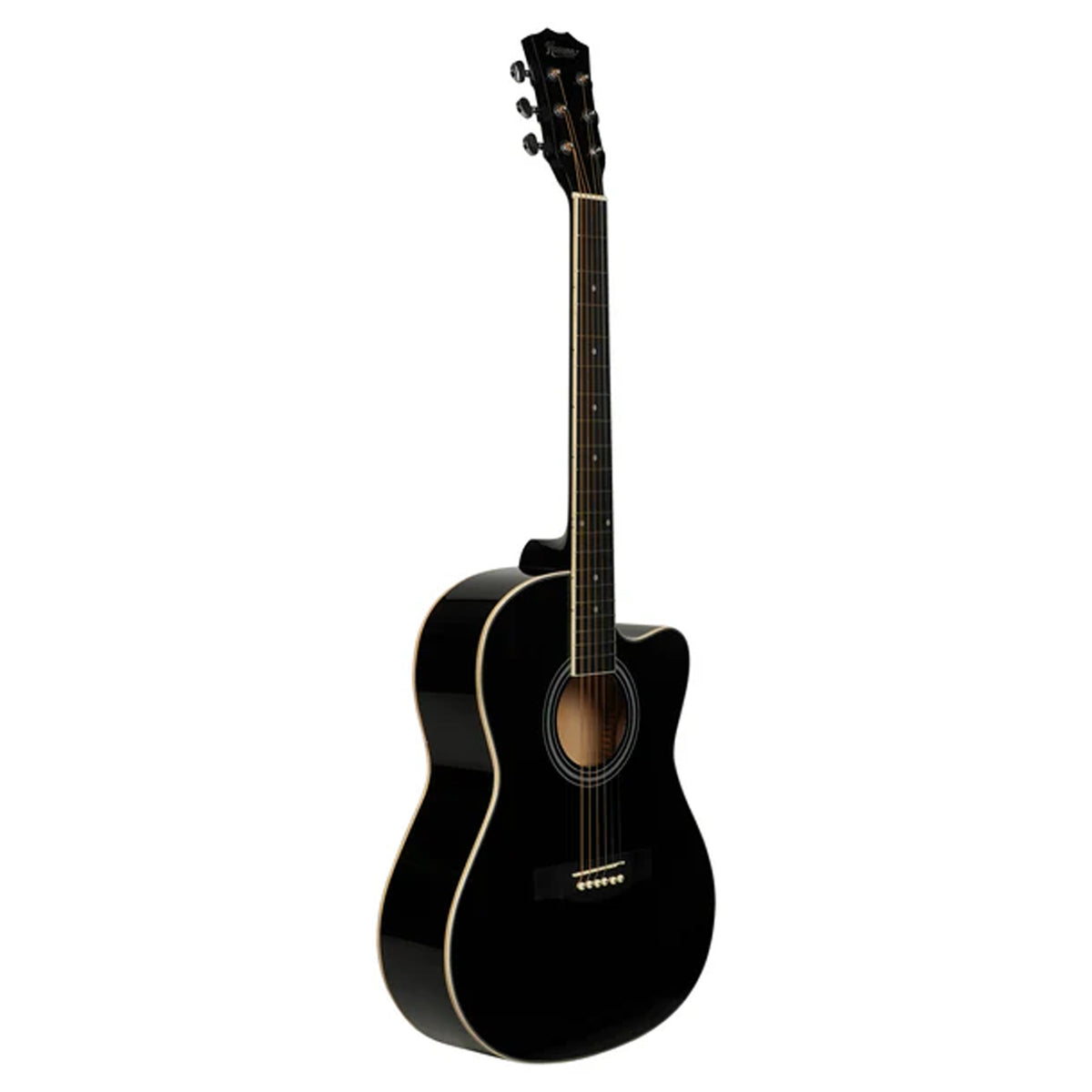 Havana HAC-39 Cutaway Acoustic Guitar - Black