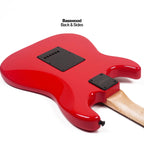 SQOE SEST230 HSS Electric Guitar - Red