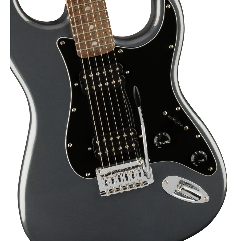 Fender Squier Affinity Strat HH Charcoal Frost Metallic (378051569)