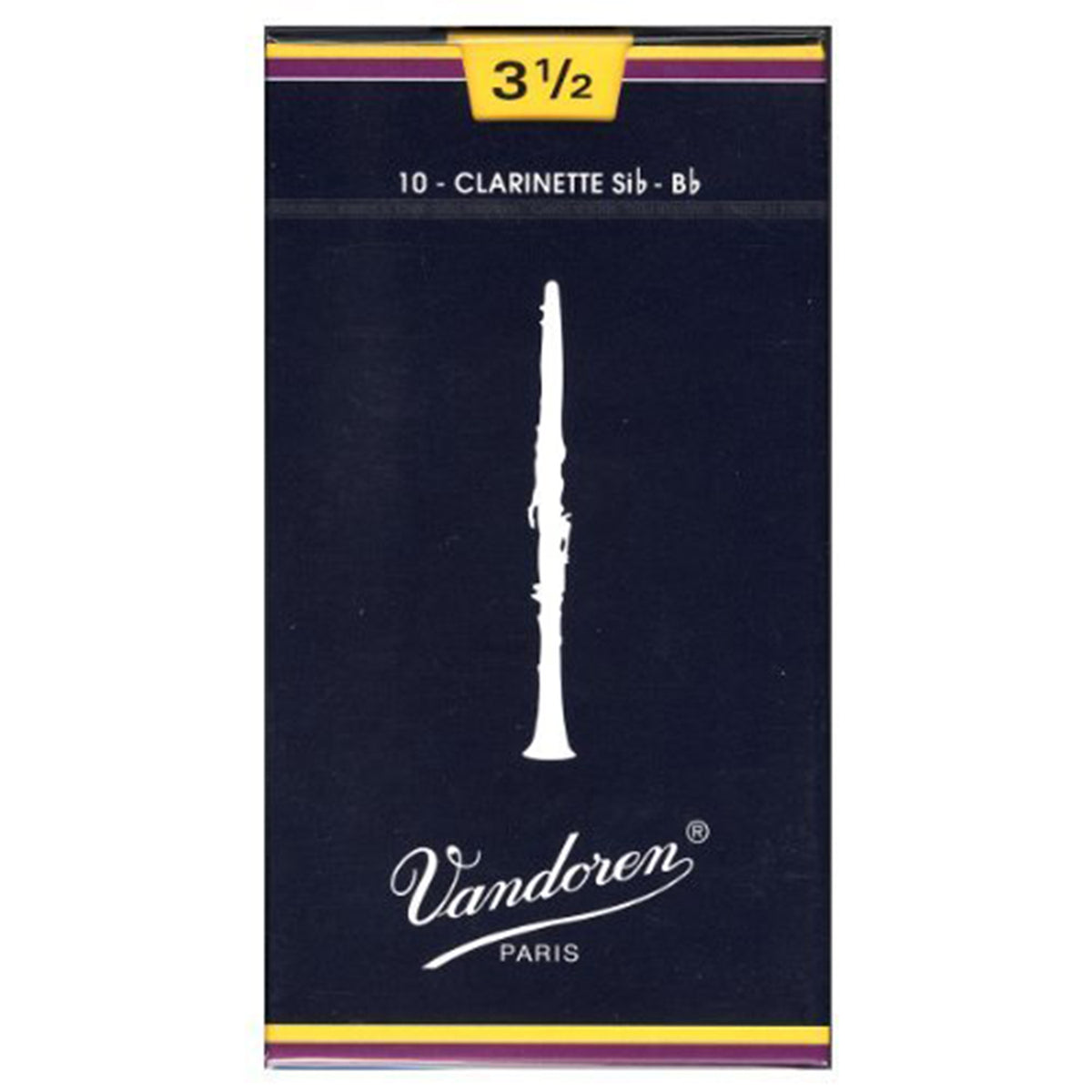 Vandoren CR1035 Bb Clarinet Traditional Reeds Strength 3.5; Box of 10 Brand: VANDOREN