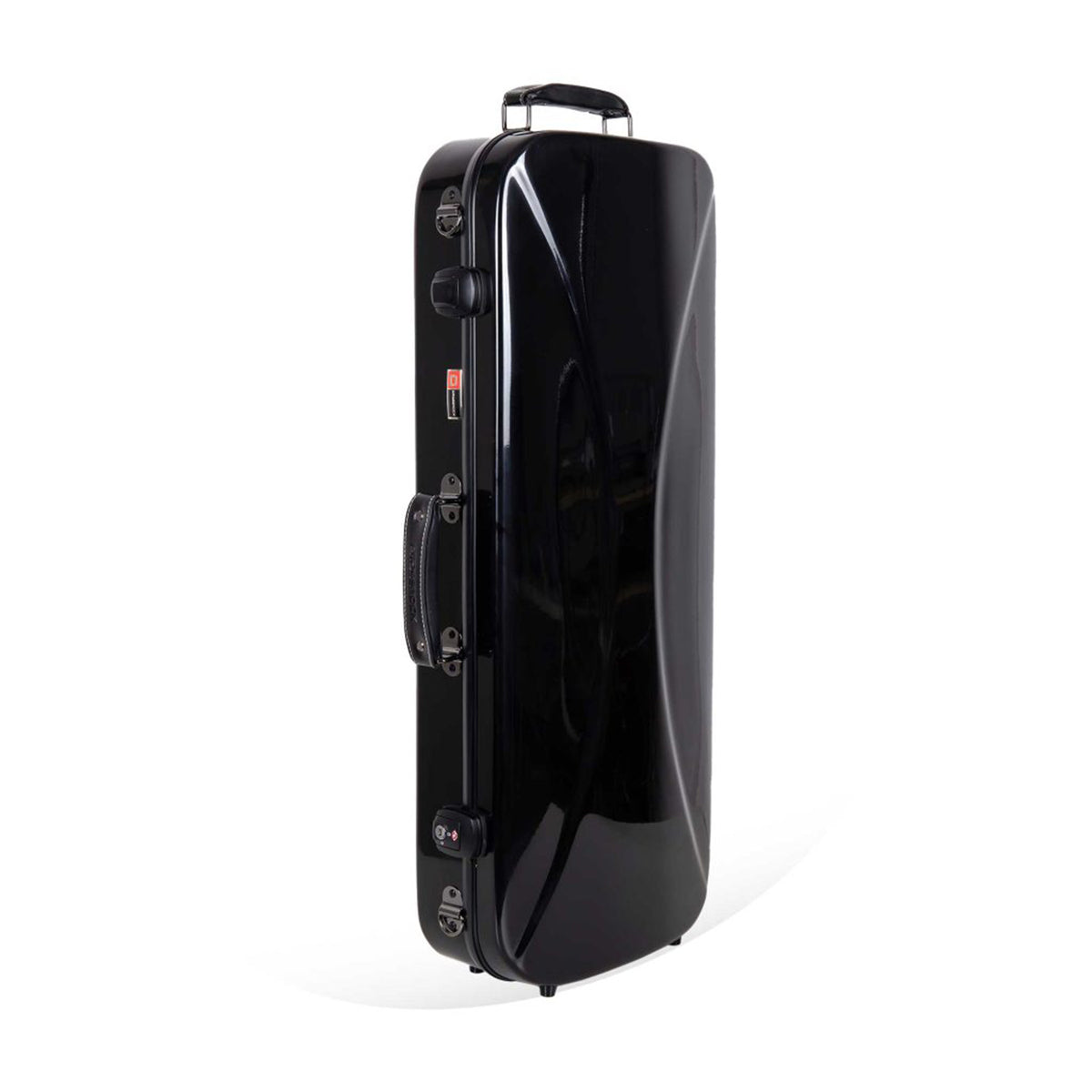 Crossrock Deluxe Fiberglass Double Violin Case - CRF2020DVBK