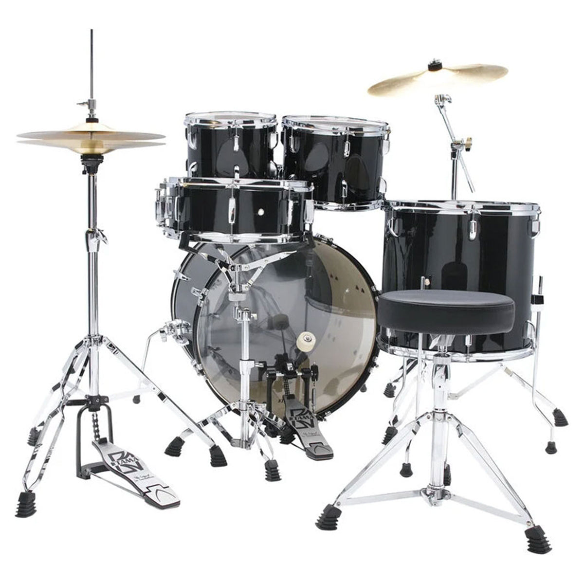 Tama Stagestar ST52H5C SCP 5-Piece Acoustic Drum Kit - Black Night Sparkle