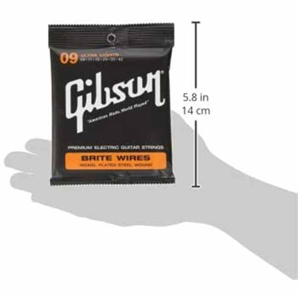 Gibson SEG 700UL Ultra Light Electric guitar Strings.