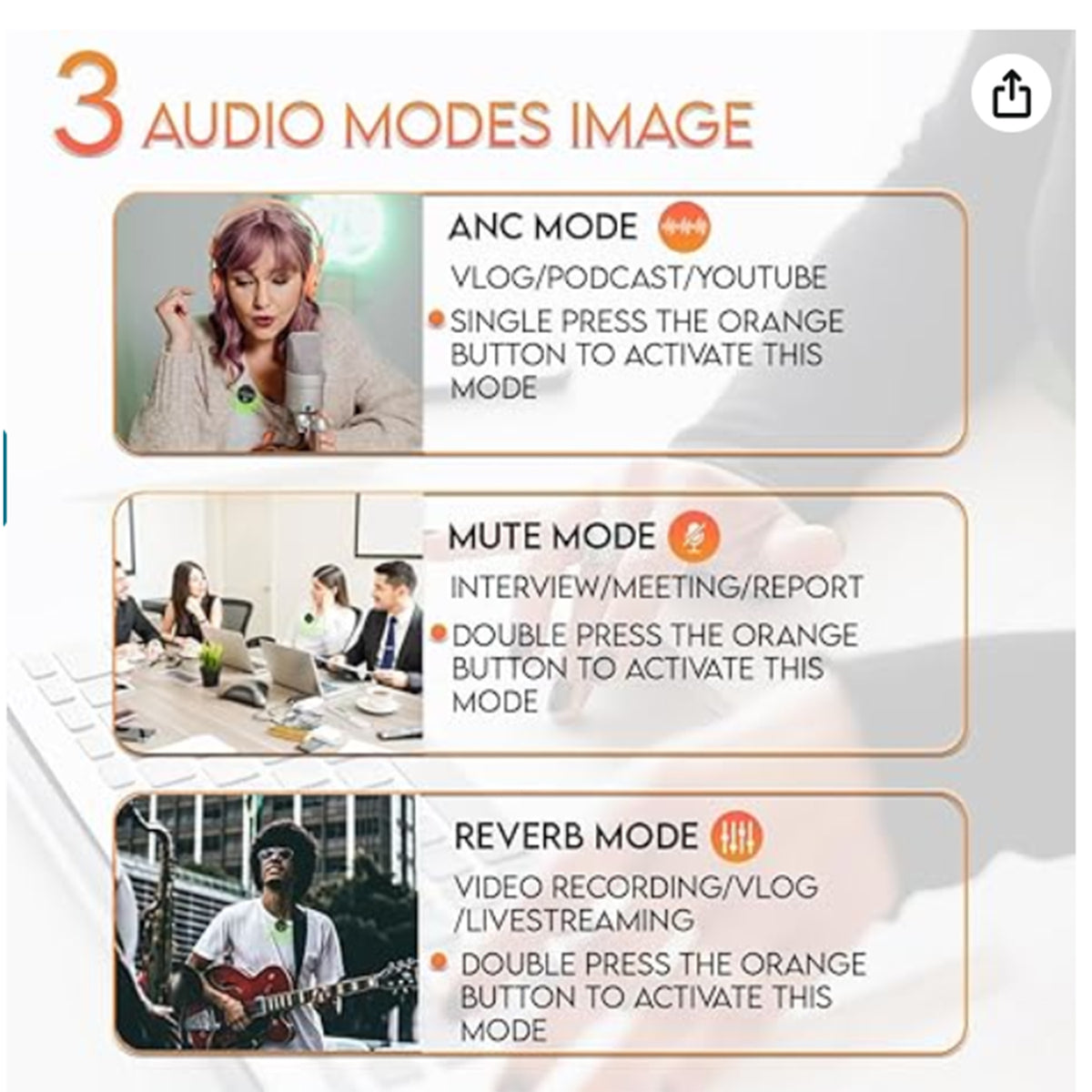 DIGIMORE Wireless Microphone for Youtubers | Collar Mic for iPhones D-460