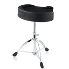 Softline Pro SP T800 Drum Throne Adjustable Padded Saddle Drum Stools Motorcycle Style Heart Shape Heavy Duty with Rubber Fee