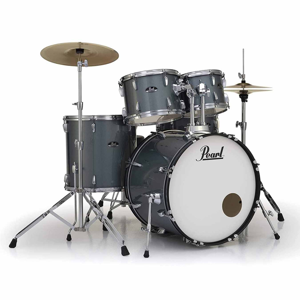 Pearl Roadshow RS525SC 5 Pcs Acoustic Drum Set-Charcoal Metallic