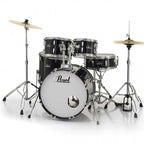 Pearl Roadshow RS525SC 5 Pcs Acoustic Drum Set-Jet Black