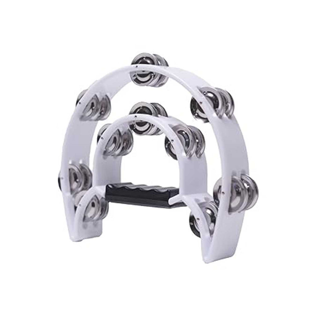 Drumistan Half Moon Tambourine- White