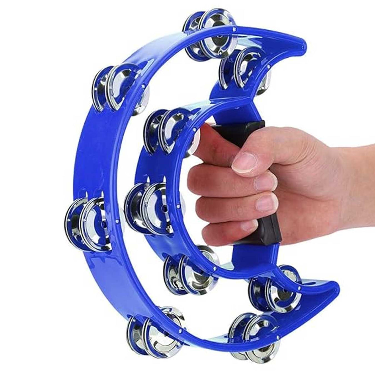 Drumistan Half Moon Tambourine- Blue