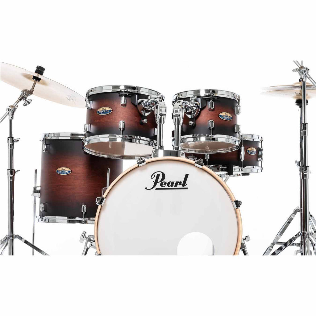 Pearl Decade Maple DMP925SP/C Hybrid Shell 5pcs Pack Drum set - Satin Black Burst