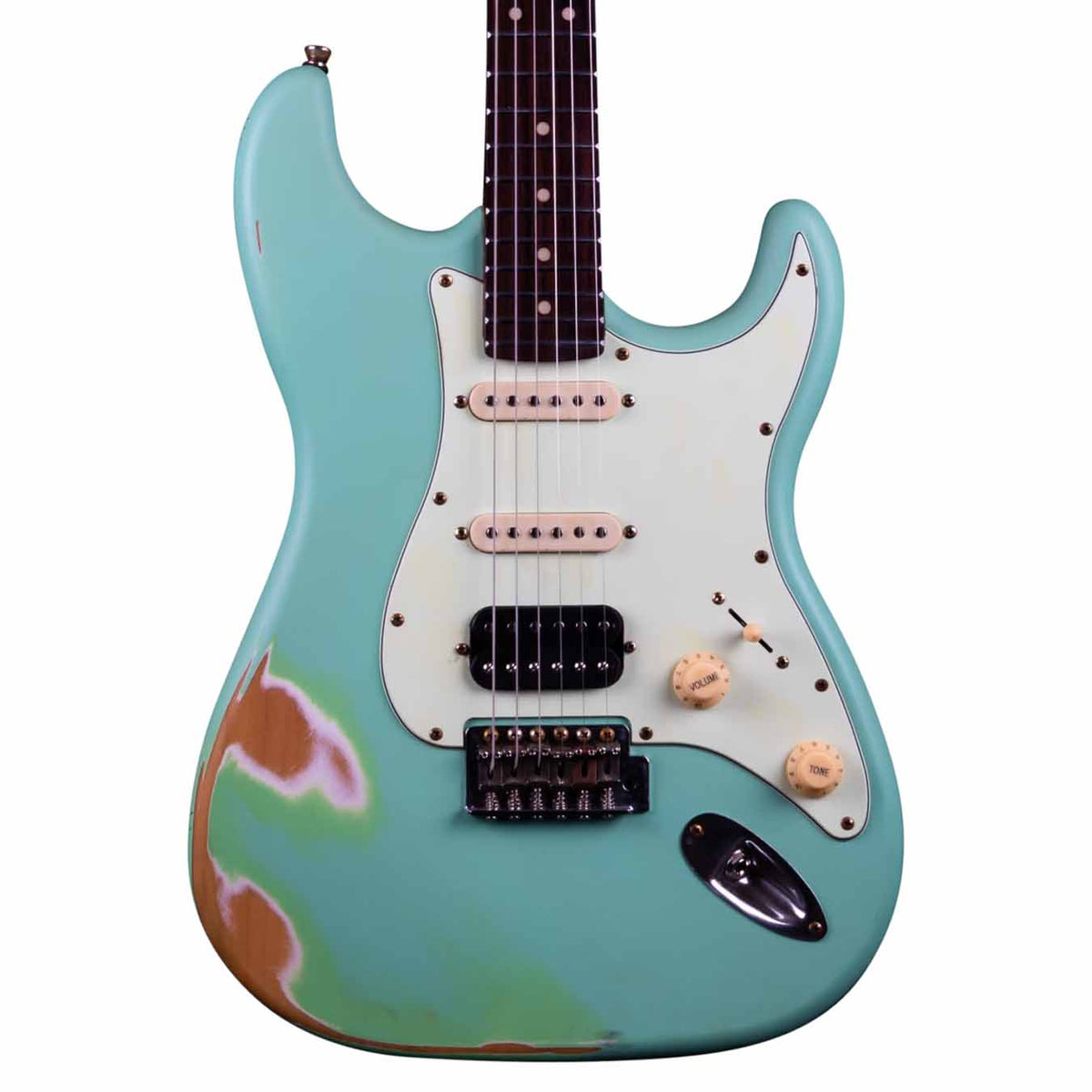 Jet, Electric Guitar, H-S-S pickup, Relic JS-400 -Sea Foam Green SFG
