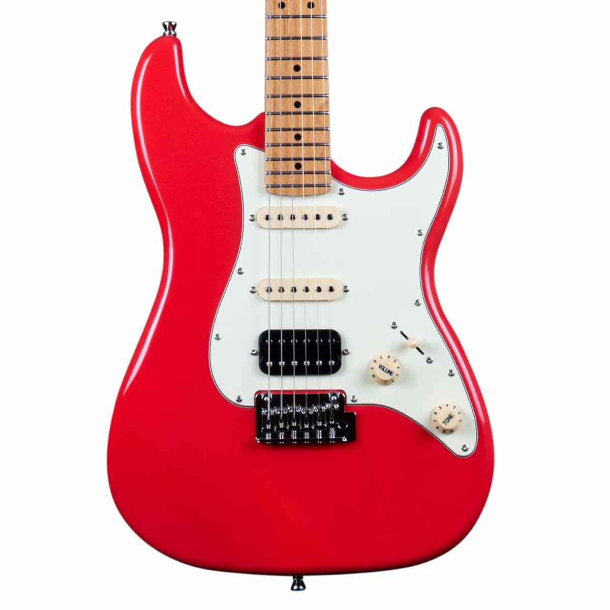 Jet, Electric Guitar, H-S-S pickup JS-400 -Coral Red