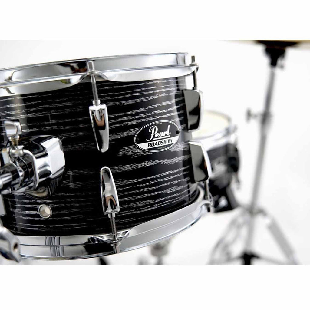 Pearl Roadshow RS525SC 5 Pcs Acoustic Drum Set -Midnight Chrome Vortex