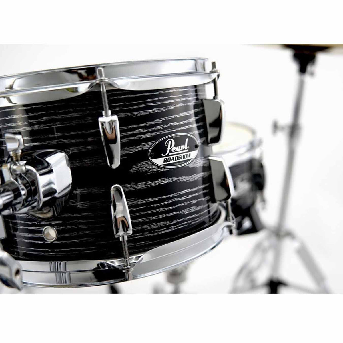 Pearl Roadshow RS525SC 5 Pcs Acoustic Drum Set -Midnight Chrome Vortex
