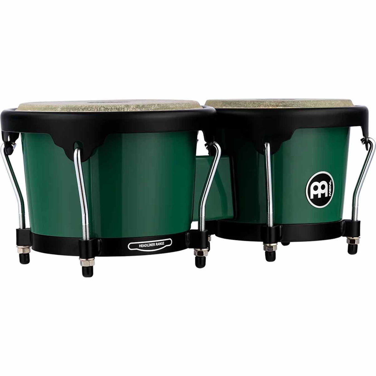 Meinl Journey Series Bongo Molded ABS Bongo, Forest Green - HB50FG