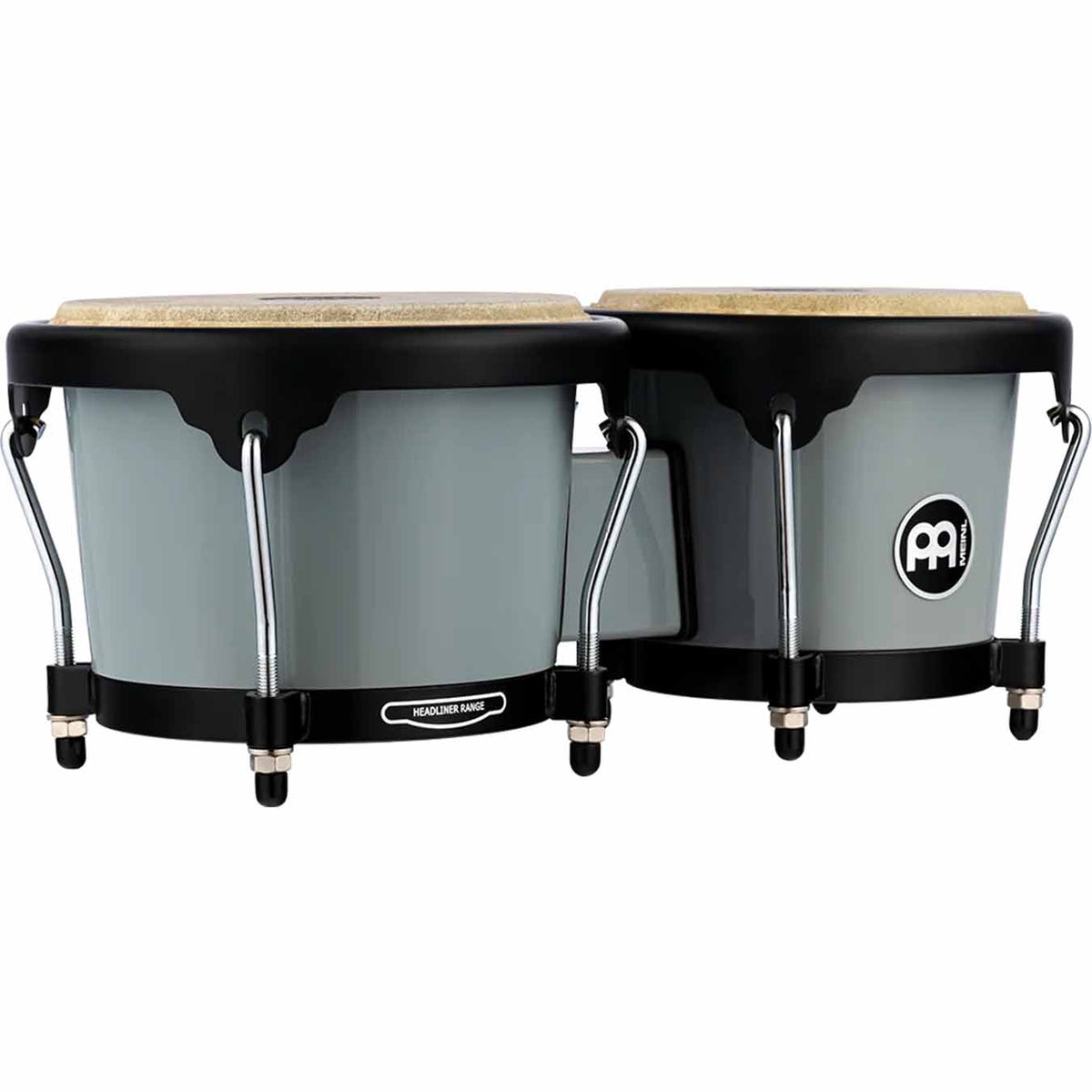 Meinl Journey Series Bongo Molded ABS Bongo, Ultimate Gray - HB50UG