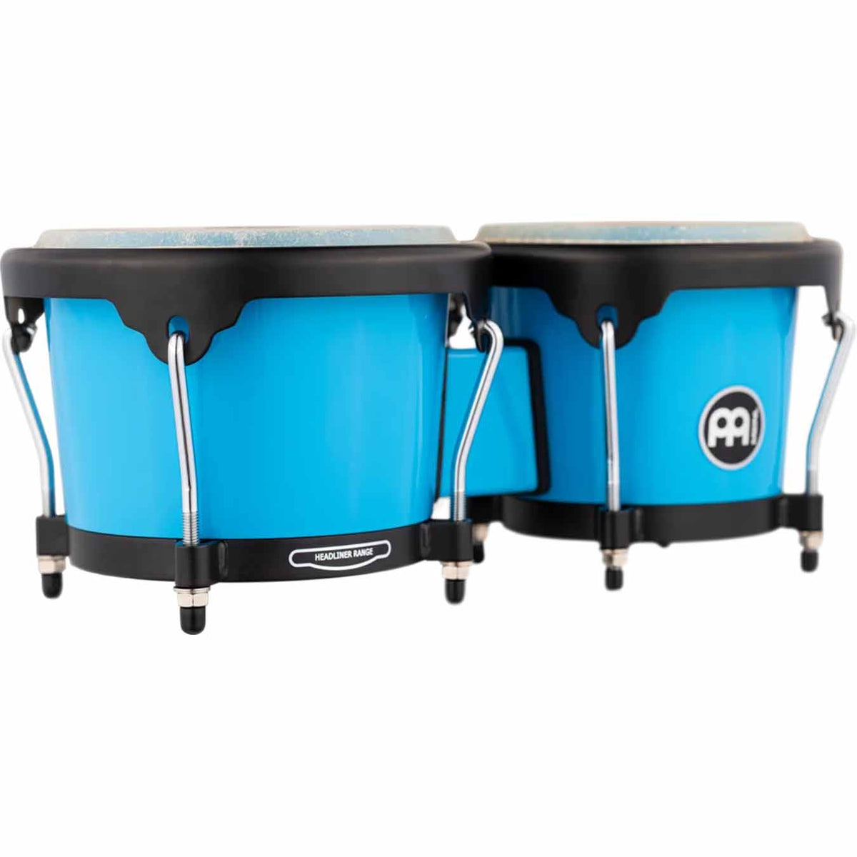 Meinl Journey Series Bongo Molded ABS Bongo, Glacier Blue - HB50GB