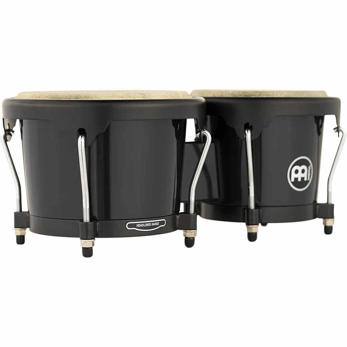 Meinl Journey Series Bongo Molded ABS Bongo, Black - HB50BK