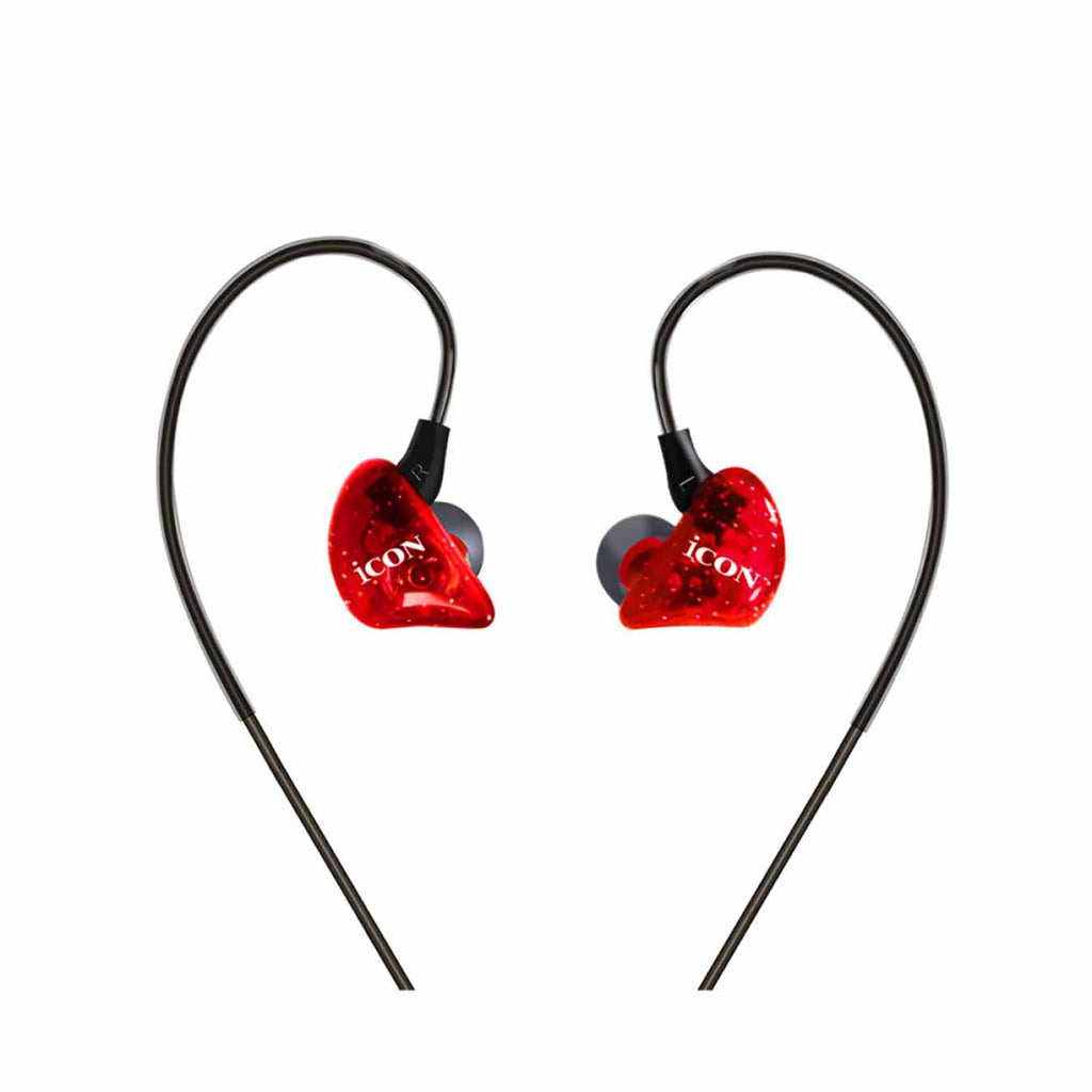 Icon Pro Audio Scan 7 Red Professional in-ear earphones