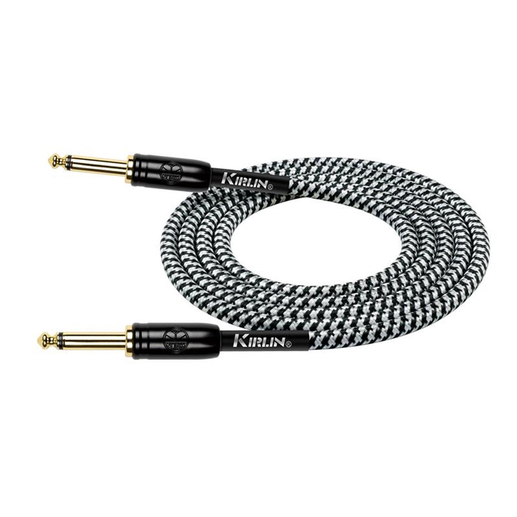 Kirlin IW-241BCG BKB 10 Original Woven 10mtr Instrument Cable - Black