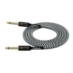 Kirlin IW-241BCG BKB 10 Original Woven 10mtr Instrument Cable - Black
