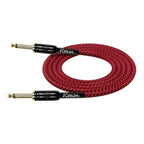 Kirlin IW-241BCG RDB Original Woven 3mtr Instrument Cable - Red
