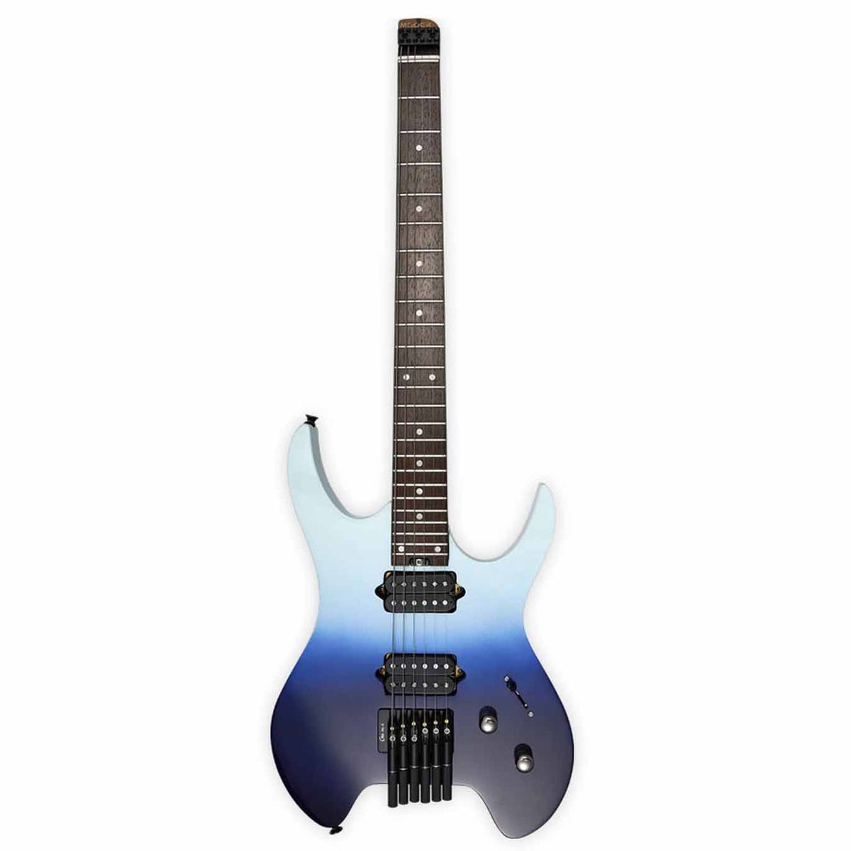 Mooer MHL 50 Headless Electric Guitar - Sky Blue Gradient