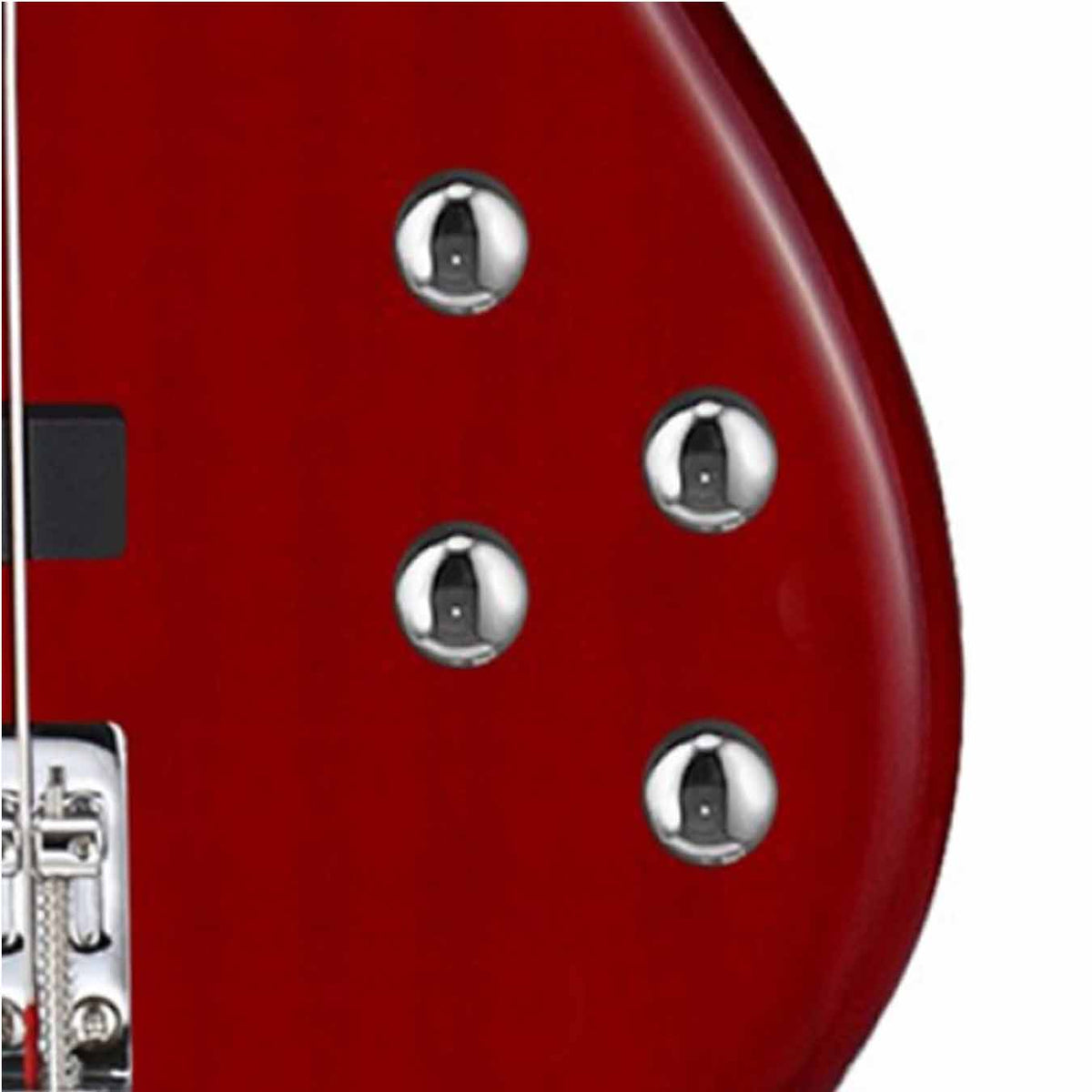 Cort Action Bass V Plus 5 String Electric Guitar - Trans Red