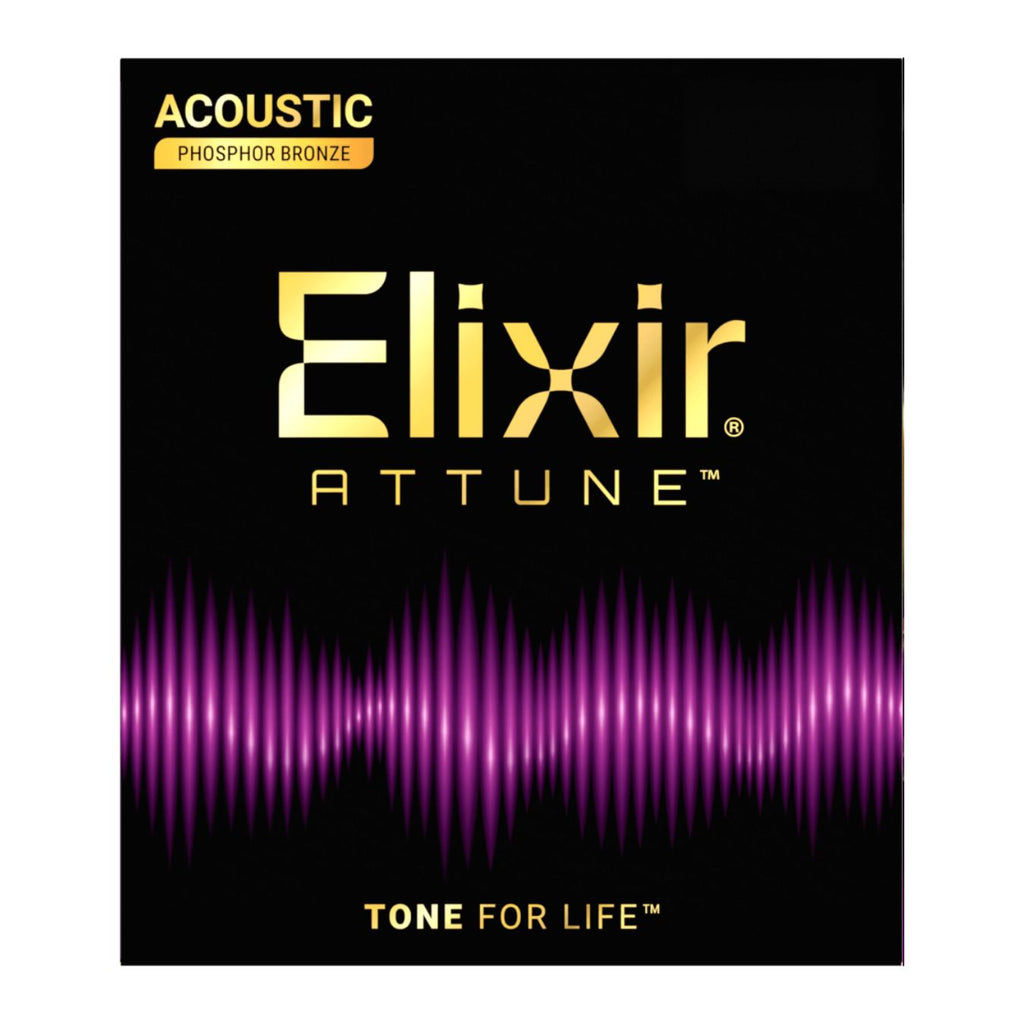 Elixir Attune Phosphor Bronze Acoustic Guitar Strings 11-52 Gauge